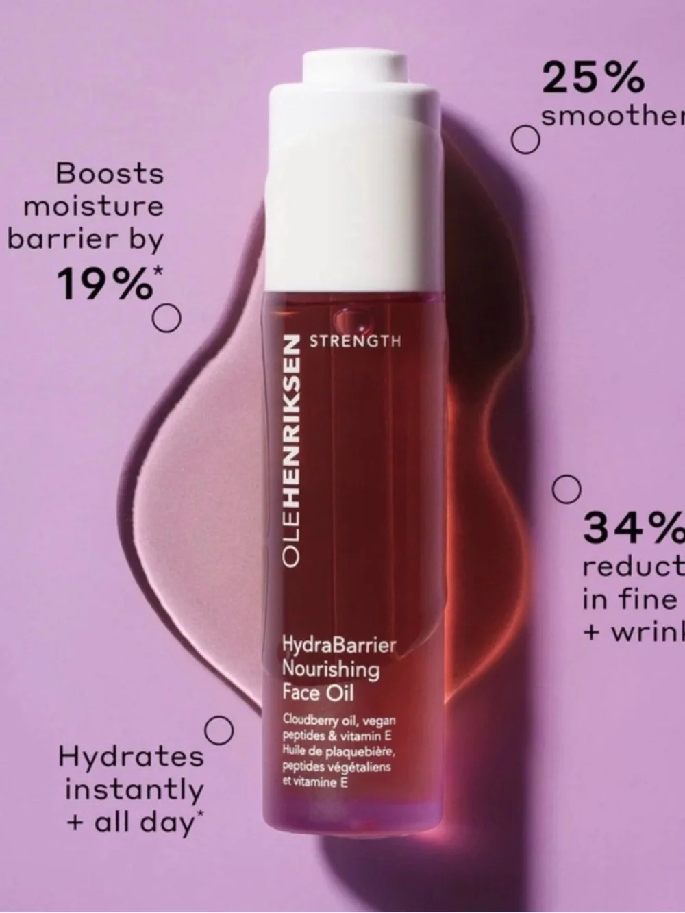 Ole Henriksen HydraBarrier Nourishing Face Oil — mauve rose